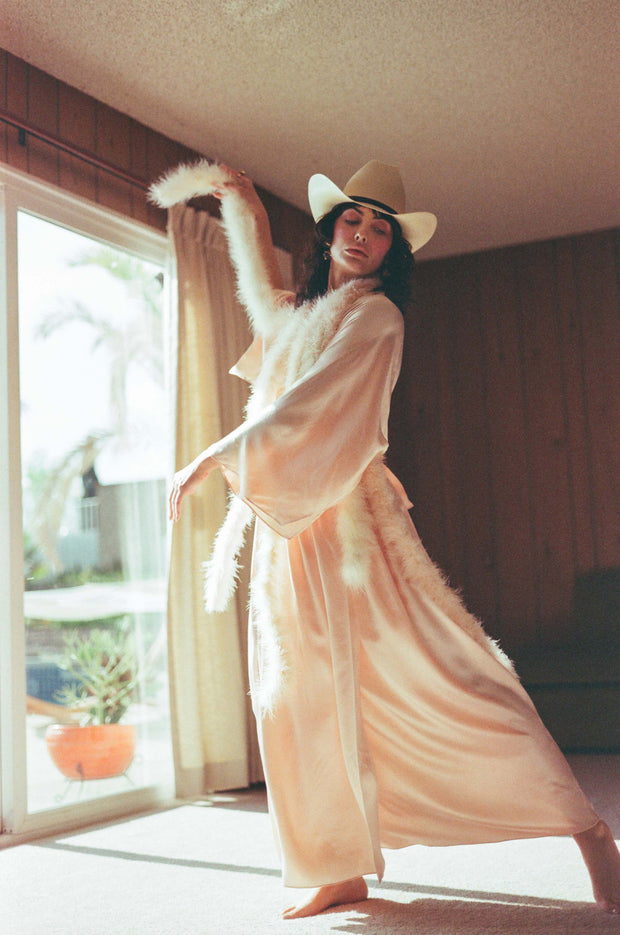 Lorena Silk Kimono Dress