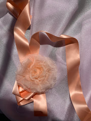 Rosa Flora Ribbon Tie