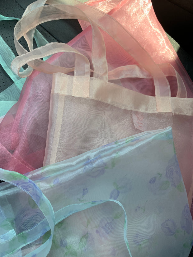 Sparkle Organza Tote Bags